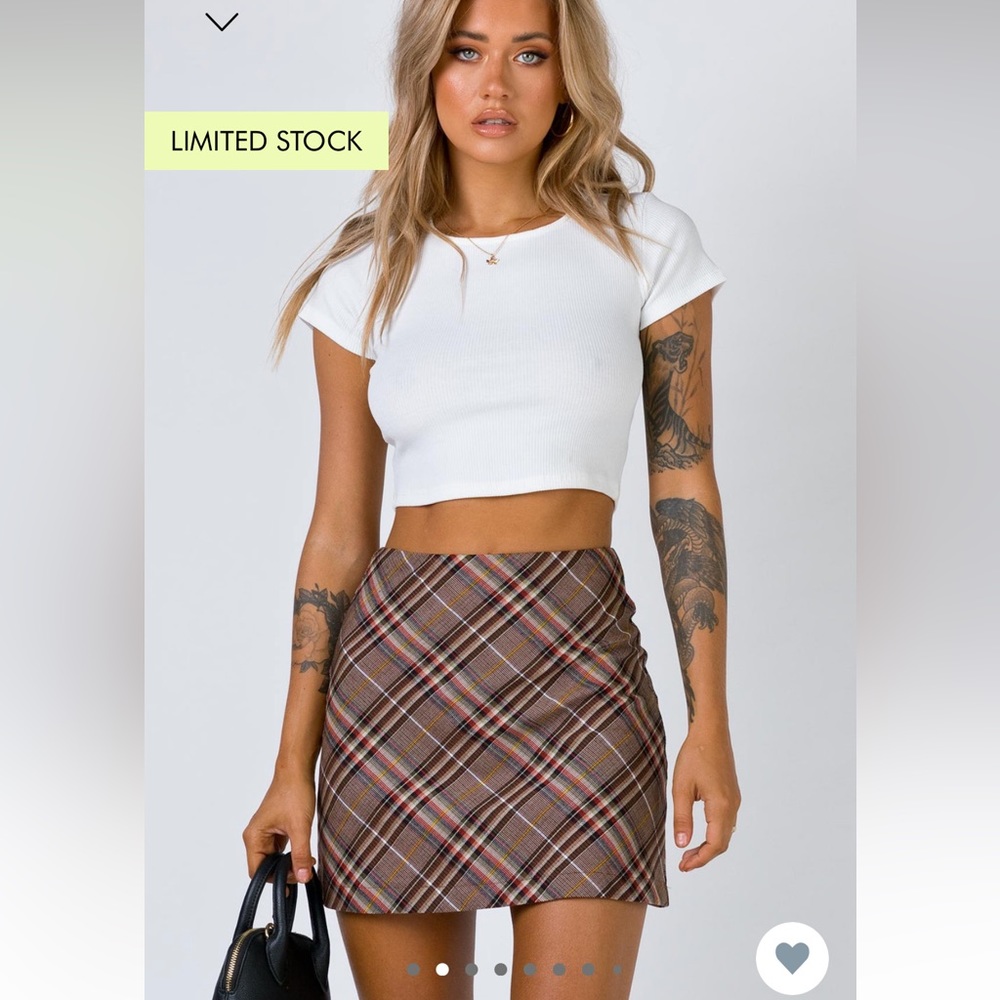Princess Polly Darwin mini skirt size 8 NWT never worn